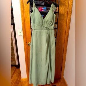 Sage bridesmaid dress